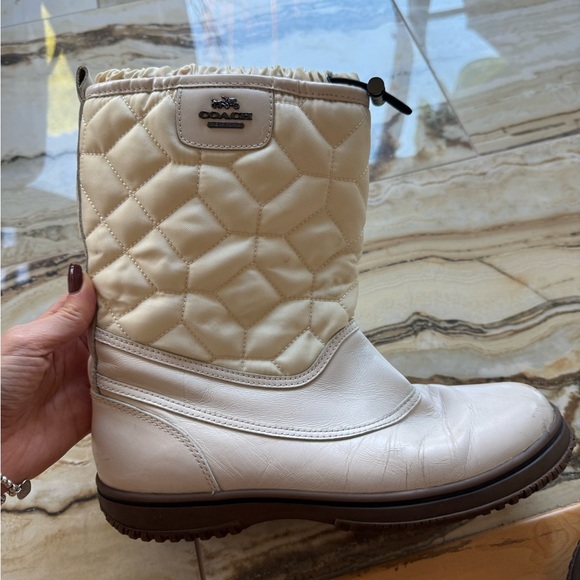 Coach snow boots size 38.5 - Picture 5 of 10